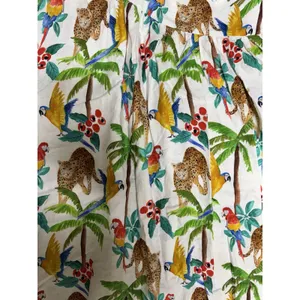 Farm Rio Tropical‎ Paradise One Shoulder Cut Out Midi Dress Women's Size Large thumbnail 12