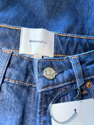 NWT Reformation Jax Stretch High Rise Straight Leg Jeans Seneca SZ -24 thumbnail 8
