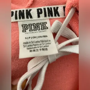 Victoria Secret PINK hoody sweat shirt for women. Size: S. Color: Pink thumbnail 2
