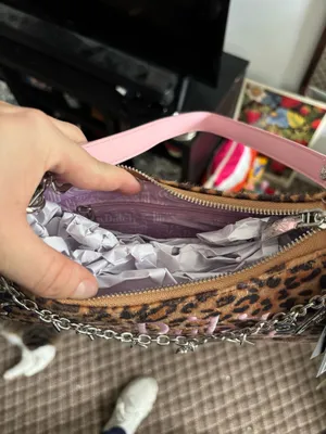 cheetah print von dutch shoulder bag thumbnail 3