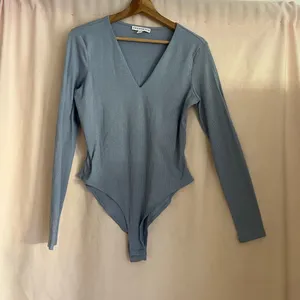 And Now This Light Blue Ribbed Top Size L thumbnail 2