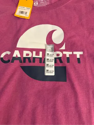 Carhartt Pink Graphic Logo Short Sleeve Tee thumbnail 6