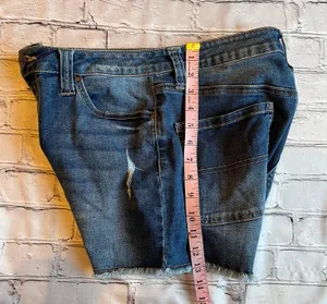Dickies 11/31 Womens Denim Cut Offs Jean Shorts thumbnail 5