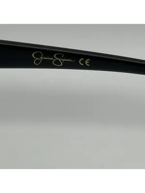 Jessica Simpson Gold Tone Square Gradient Sunglasses Black Temples thumbnail 6