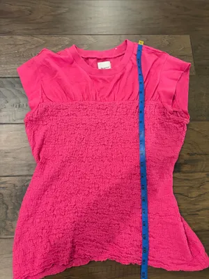 New With Tags Anthropologie Maeve Oink Smocked Top Sz S thumbnail 10