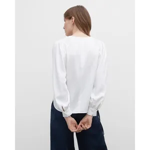 New Club Monaco Shirred‎ Sleeve Top thumbnail 2