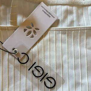 Gigi C Sport White Tank thumbnail 3