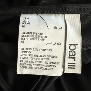 Bar III Women's One-Shoulder Mesh Cutout Swimsuit Black Size XL thumbnail 4