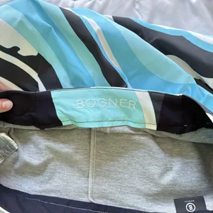 Bogner Tennis Golf Skort Skirt‎ Blue Geometric Stretch Womens Size 12 Outdoor thumbnail 7
