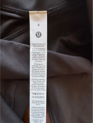 Lululemon Wunder Train No Line High Rise 25” Black Size 6 NWT thumbnail 6