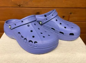 Crocs Womans Baya Platform Clogs purple Sz 11 thumbnail 1