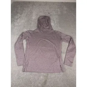 Athleta Uptempo II Hoodie Sweatshirt Mauve Heather Activewear Xs thumbnail 4
