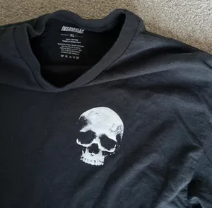 Insomniac Escape Long Sleeve T shirt with Skull thumbnail 2