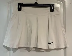 Nike White Tennis Skirt thumbnail 1