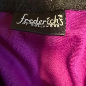 Fredrick’s Of Hollywood Sheer Purple Black Lace Maxi Dress Size Medium thumbnail 9