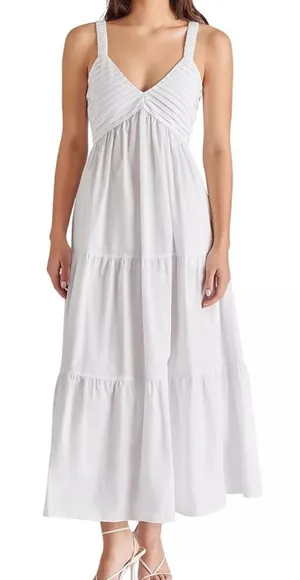 Steve Madden White Eliora Maxi Dress thumbnail 1