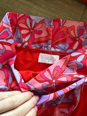 Pink Lily Floral Pink Bikini thumbnail 3