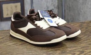 Universal Thread Skyler Jogger Sneakers Double Lace Low Top 94462453 Brown 7M thumbnail 1