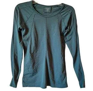 Athelta Foothills Long Sleeve Top in Nordic Teal thumbnail 1