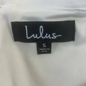 Lulus Off The Shoulder Solid Skater Mini Dress White Bridal Party Size S thumbnail 8