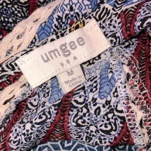Umgee size medium blue floral lace boho dress thumbnail 5