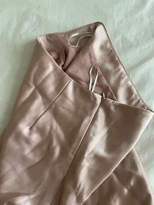 SheIn Mermaid Pink Satin Skirt thumbnail 5