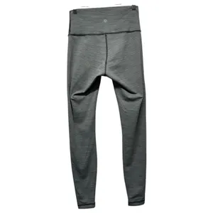 Lululemon Wunder Under High-Rise 28"‎ Legging Sz 6 Wee Are From Space Sage Green thumbnail 3