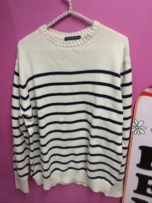 Brandy Melville Brianna cotton stripe sweater s/m thumbnail 1
