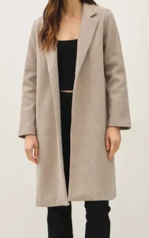 Zara Long Light Beige Trench Coat thumbnail 1
