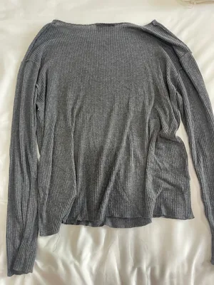 ZARA Knit Ribbed Shirt thumbnail 4