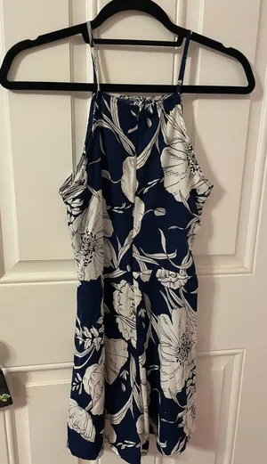 Blue And White Romper Size M thumbnail 2