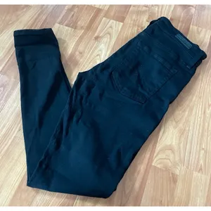 Adriano Goldschmied The Farrah High Rise Skinny Ankle‎ Black Jeans thumbnail 1