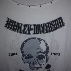 HARLEY DAVIDSON L White Black Jeweled Top thumbnail 4