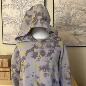 LULULEMON All Yours Hoodie Orbital Tie Dye Mauve Grey Multi‎ Size 12 thumbnail 4