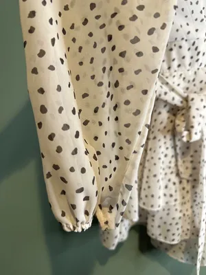 Women’s Small Polka Dot Romper Puff Sleeve Coquette Soft Girl Fairycore Resort thumbnail 9