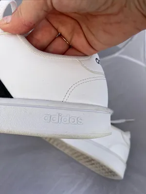 adidas Grand Court White and Black Classic Low Top Sneakers - Size 8.5 thumbnail 12