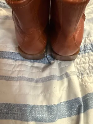 Timberland Block Heeled Leather Booties 9.5 thumbnail 7
