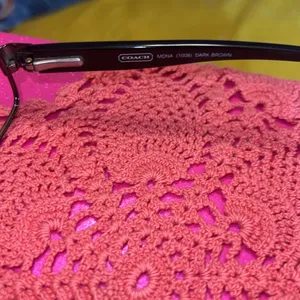 Coach Mona 1008 Dark Brown 51-17-135 Eyeglasses Frame and Case thumbnail 11