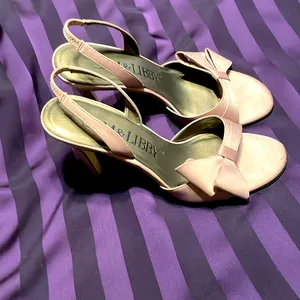 Sam & Libby satin sandals with bow details thumbnail 8