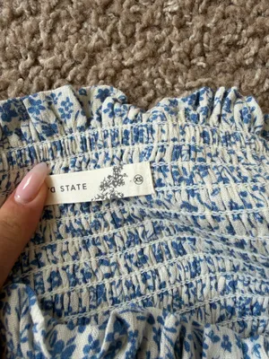 Altar’d State Gracelynn Smocked Floral Skirt XS thumbnail 6