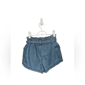 PacSun Paperbag Waist Denim‎ Shorts Size XS thumbnail 3