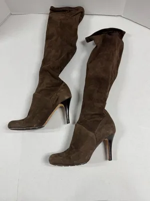 Cole Haan Women's Brown Suede Over the Knee Boots - Size 8.‎ thumbnail 13
