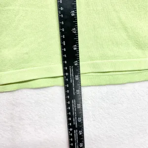 Lilly Pulitzer Knit Tank Top Womens Size PXL Lime Green Cotton Sleeveless Shell‎ thumbnail 2