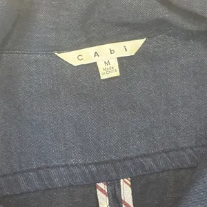 Cabi 340 Chambray Blue Cotton Utility Jacket Shacket Button Front Size Medium thumbnail 4