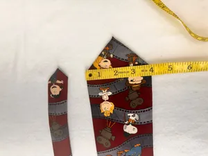 Peanuts Comic Vintage Silk Tie Unisex Snoopy Hollywood Salute Charlie Movie thumbnail 7