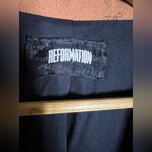 Reformation Downing Coat in Camel. Size Extra Small thumbnail 7