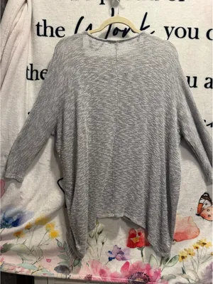 Express marled knit tunic sweater size M thumbnail 2