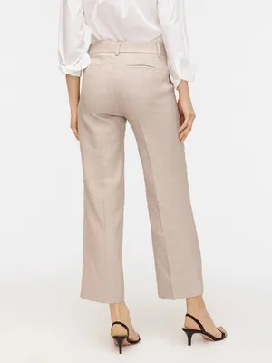 NWT Womens Size 10 10x26 J. Crew Peyton Crop Pant in Stretch Linen NEW thumbnail 4