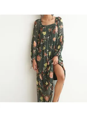 ANTHROPOLOGIE Evelin Maxi Dress Size Small thumbnail 4