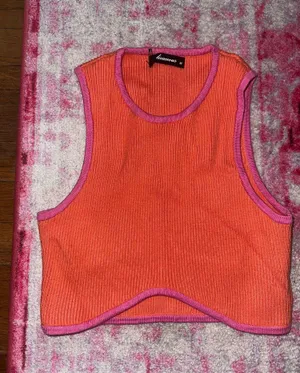 Crop Top Tank Pink Size M thumbnail 1